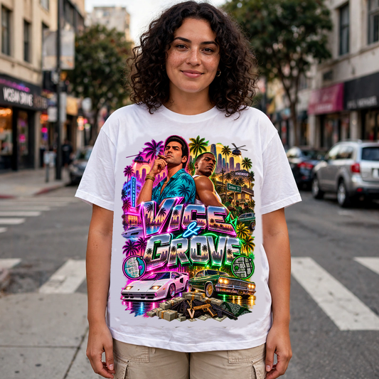 GTA VI Vice City Edition 24 Graphic T-Shirt – XGuidance