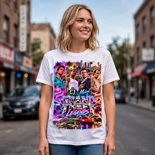 GTA VI Vice City Edition 28 Graphic T-Shirt – XGuidance
