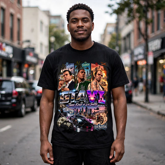 GTA VI Vice City Edition 15 Graphic T-Shirt – XGuidance