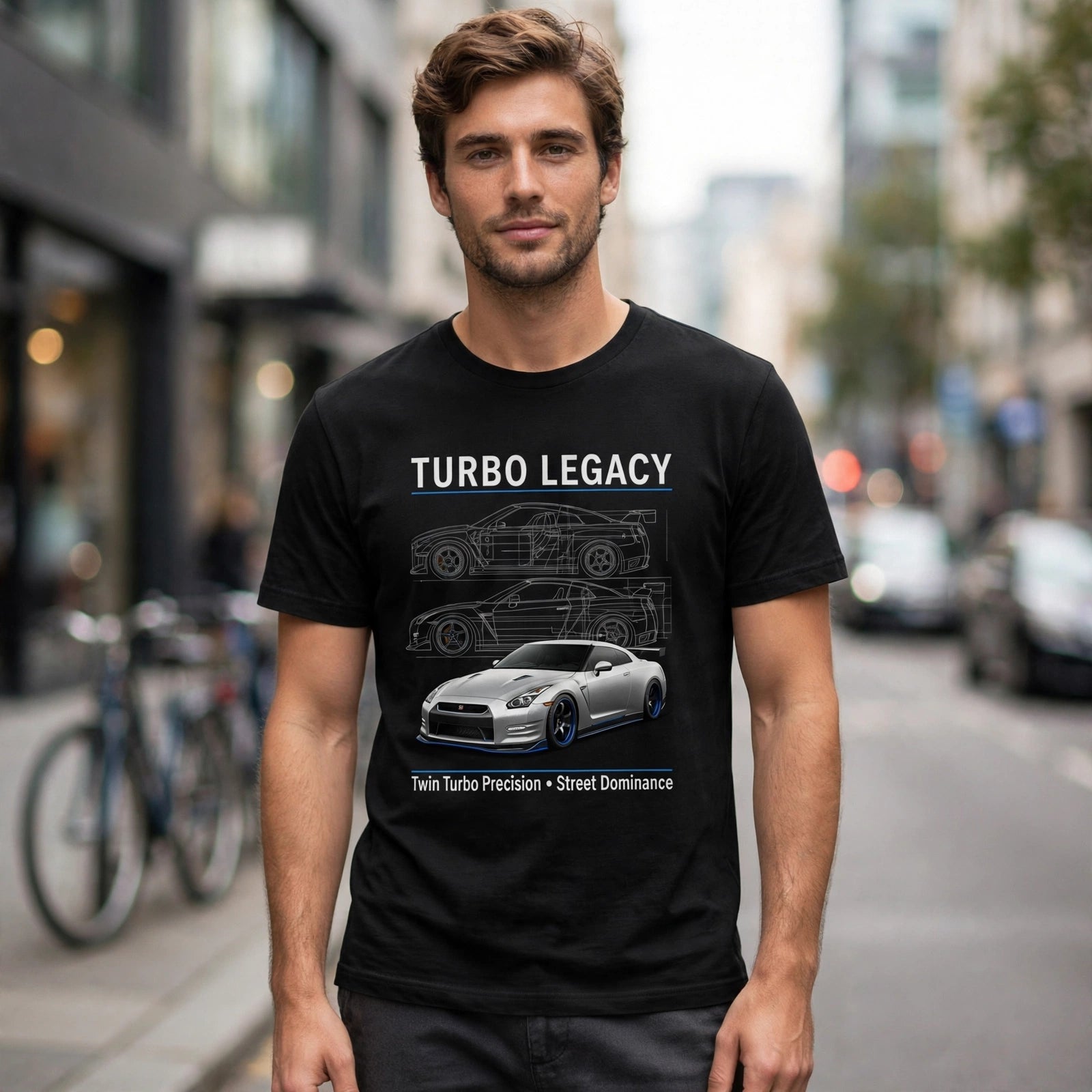 Turbo Legacy Car Enthusiast Graphic T-Shirt – XGuidance