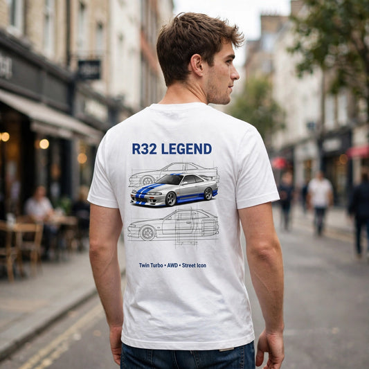 R32 Legend Car Enthusiast Graphic T-Shirt – XGuidance