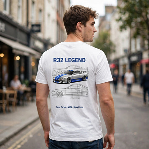 R32 Legend Car Enthusiast Graphic T-Shirt – XGuidance