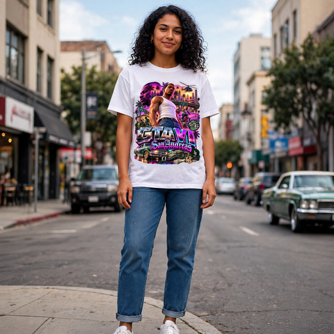 GTA VI Vice City Edition 12 Graphic T-Shirt – XGuidance