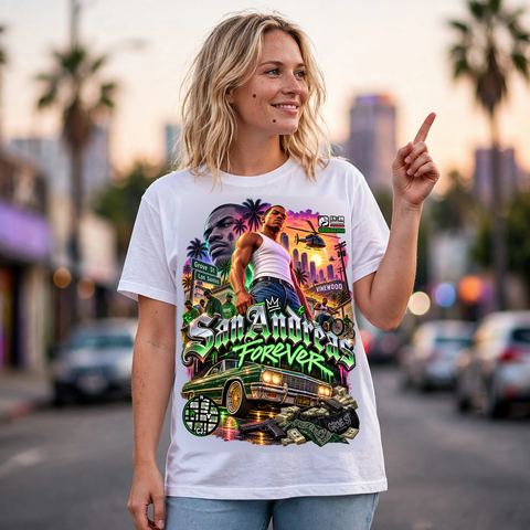 GTA VI San Andreas Forever Graphic T-Shirt – XGuidance