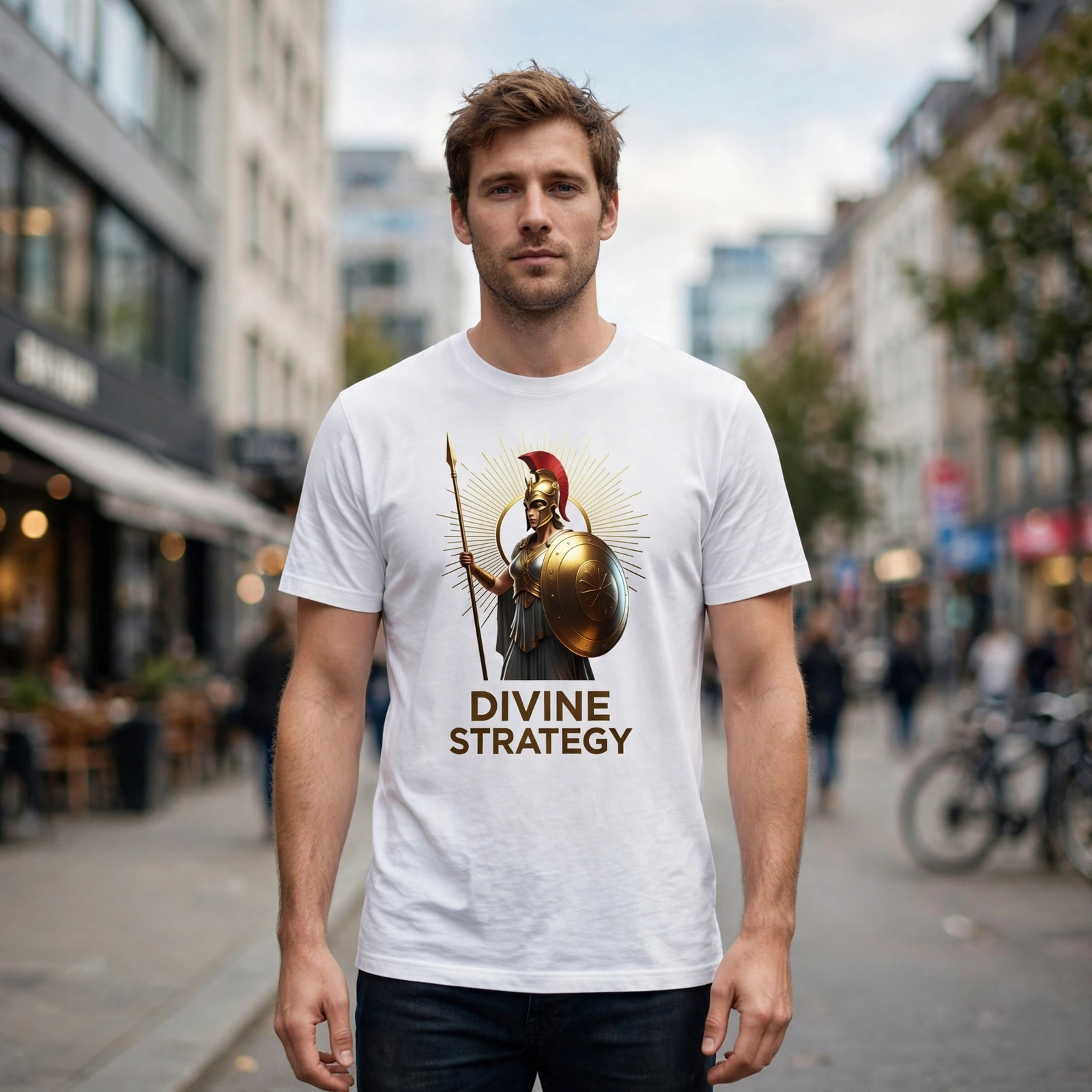 Divine Strategy Greek Mythology Graphic T-Shirt – XGuidance