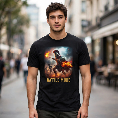 Battle Mode Greek Mythology Graphic T-Shirt – XGuidance