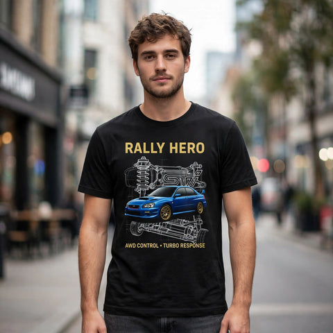 Rally Hero Car Enthusiast Graphic T-Shirt – XGuidance