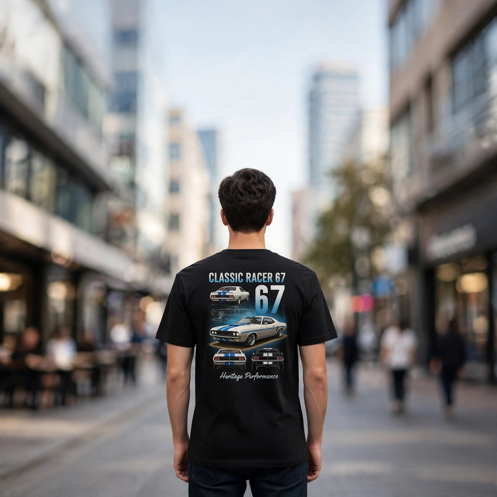 Classic Racer '67 Car Enthusiast Graphic T-Shirt – XGuidance