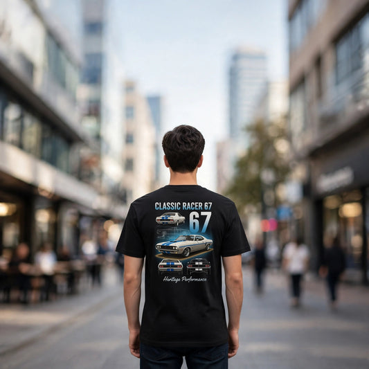 Classic Racer '67 Car Enthusiast Graphic T-Shirt – XGuidance