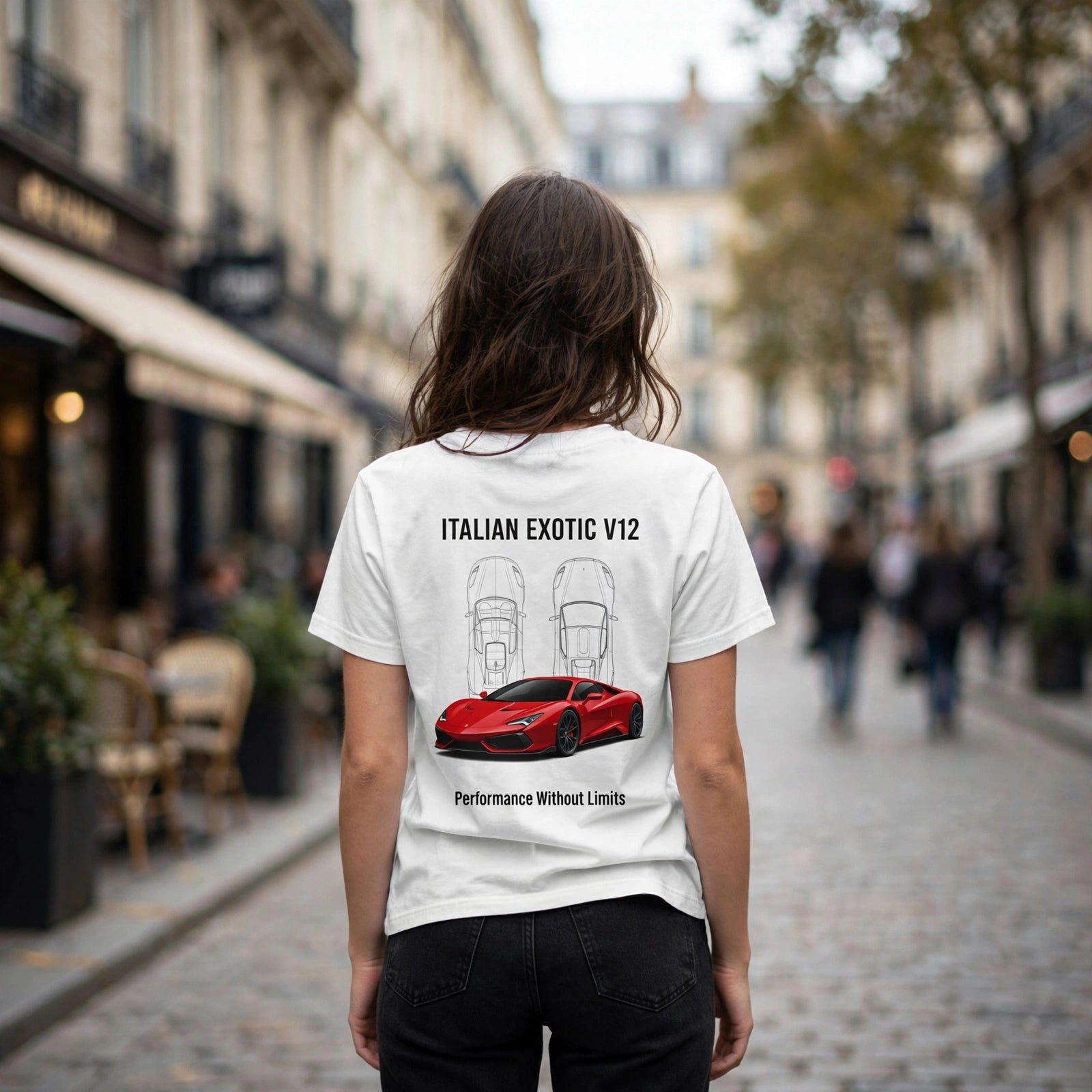 Italian Exotic V12 Car Enthusiast Graphic T-Shirt – XGuidance