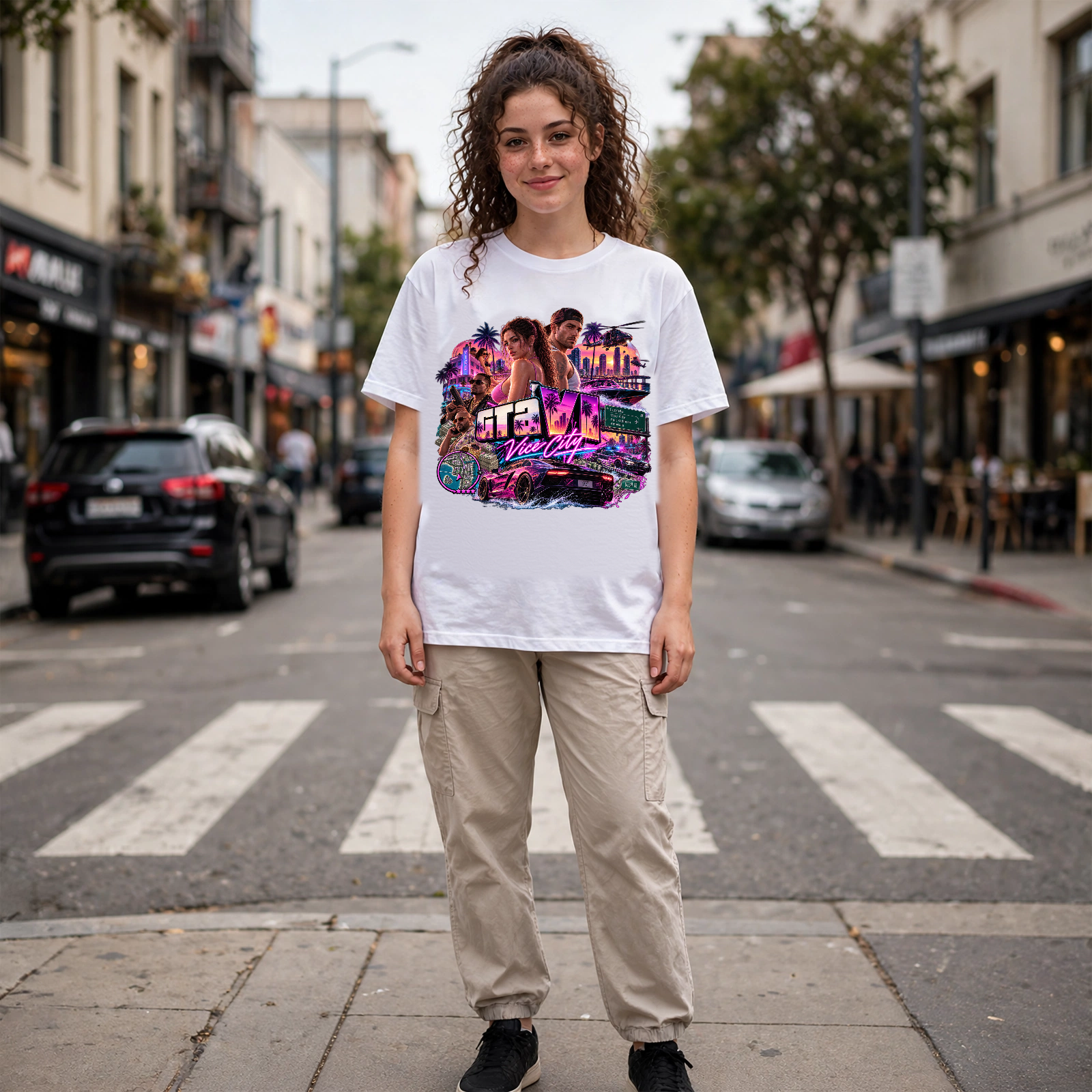 GTA VI Vice City Edition 32 Graphic T-Shirt – XGuidance