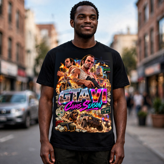 GTA VI Vice City Edition 27 Graphic T-Shirt – XGuidance
