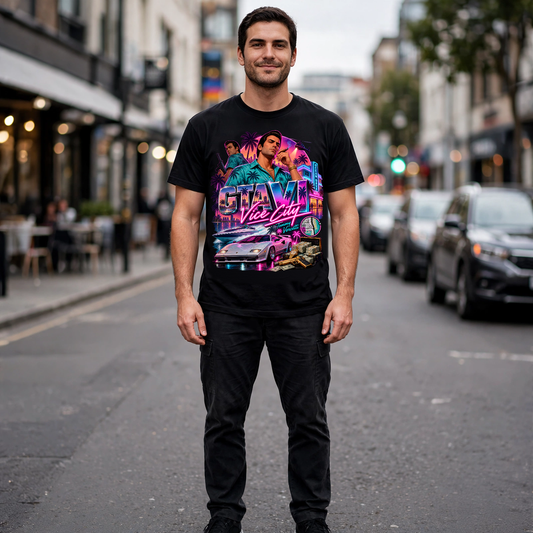GTA VI Vice City Edition 11 Graphic T-Shirt – XGuidance