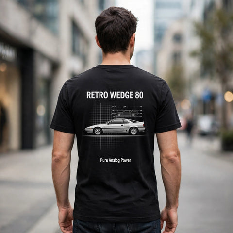 Retro Wedge '80 Car Enthusiast Graphic T-Shirt – XGuidance