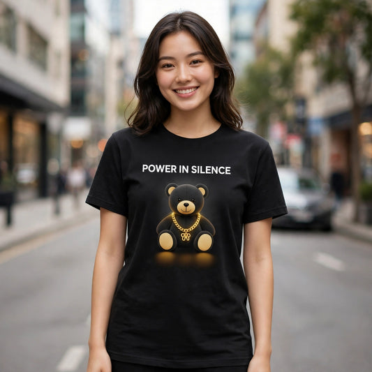 Power in Silence Money Mindset Graphic T-Shirt – XGuidance