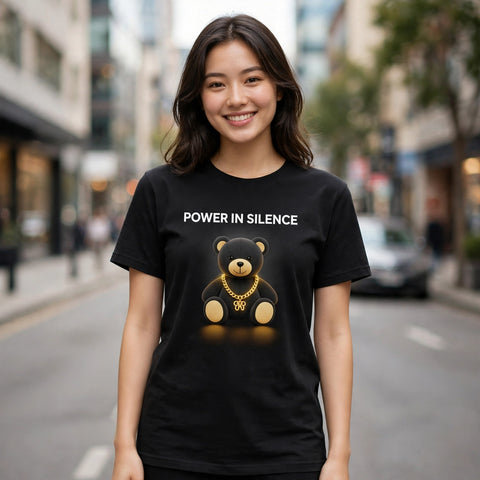 Power in Silence Money Mindset Graphic T-Shirt – XGuidance