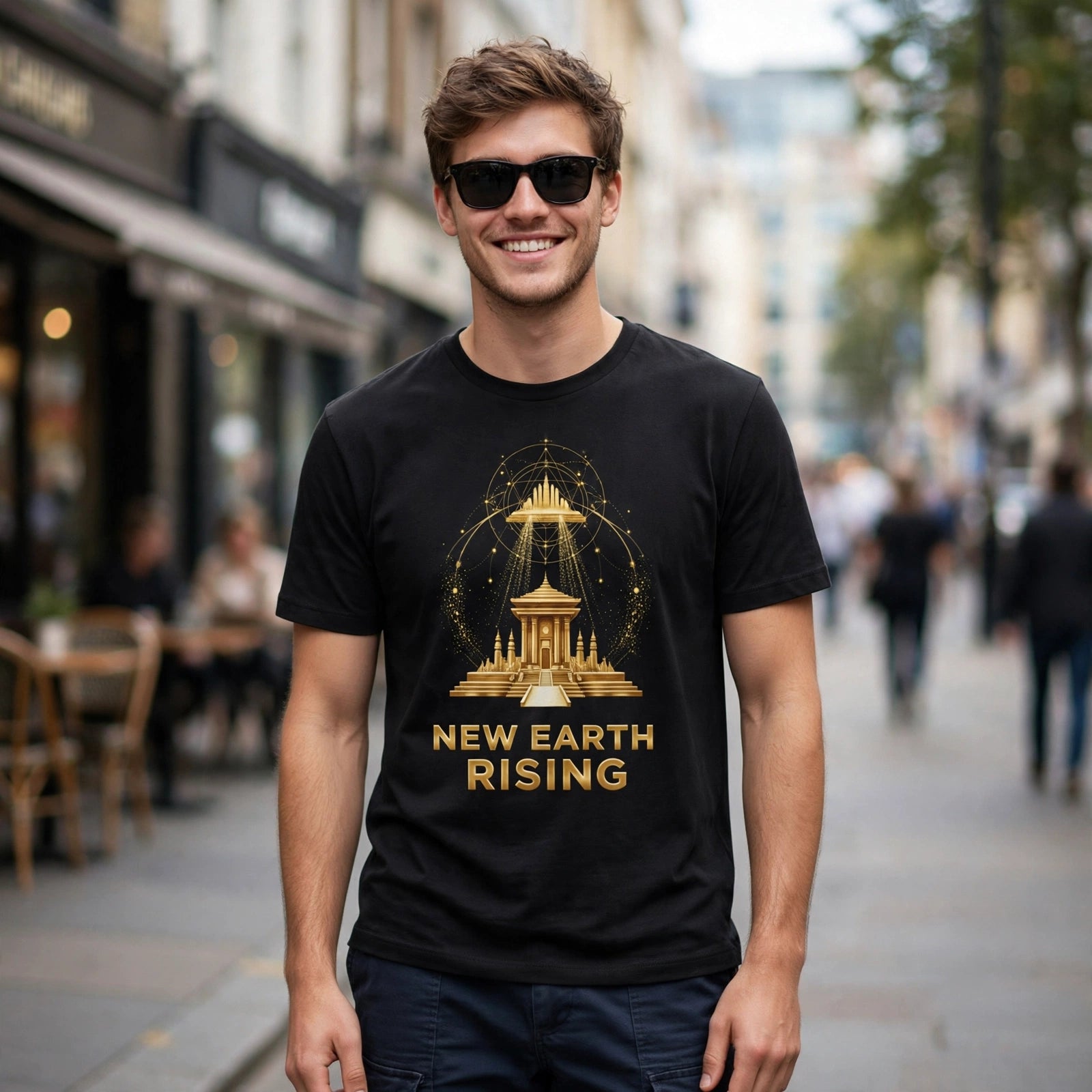 New Earth Rising Spiritual Awakening Graphic T-Shirt – XGuidance