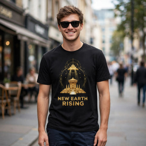 New Earth Rising Spiritual Awakening Graphic T-Shirt – XGuidance