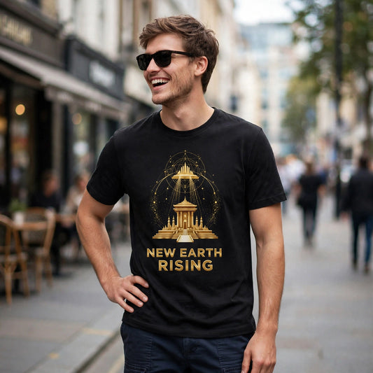 New Earth Rising Spiritual Awakening Graphic T-Shirt – XGuidance – photo 2