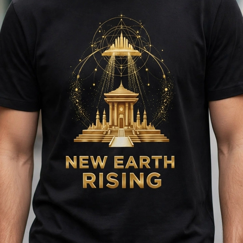 New Earth Rising Spiritual Awakening Graphic T-Shirt – XGuidance – photo 3