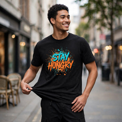 Stay Hungry Hustle & Royalty Graphic T-Shirt – XGuidance – photo 2
