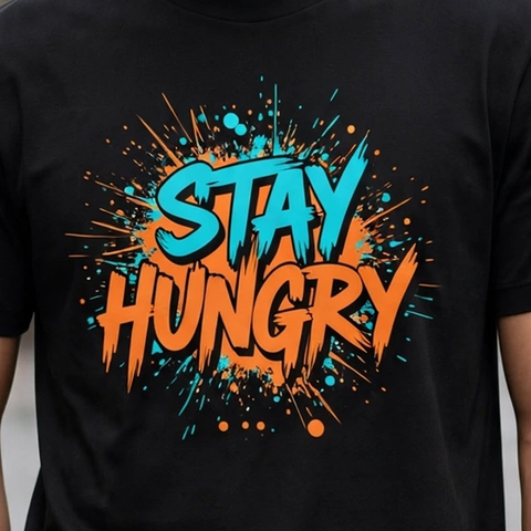 Stay Hungry Hustle & Royalty Graphic T-Shirt – XGuidance – photo 3