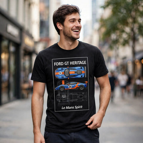 Ford GT Heritage Car Enthusiast Graphic T-Shirt – XGuidance – photo 2
