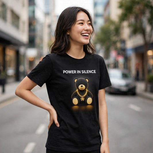 Power in Silence Money Mindset Graphic T-Shirt – XGuidance – photo 2