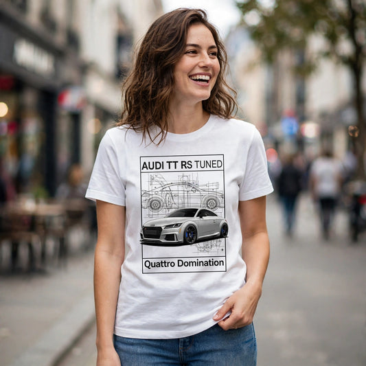Audi TT RS Tuned Car Enthusiast Graphic T-Shirt – XGuidance – photo 2