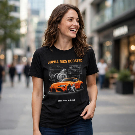 Supra Mk5 Boosted Car Enthusiast Graphic T-Shirt – XGuidance – photo 2