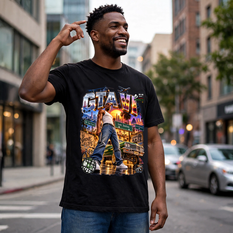 GTA VI Vice City Edition 17 Graphic T-Shirt – XGuidance – photo 2
