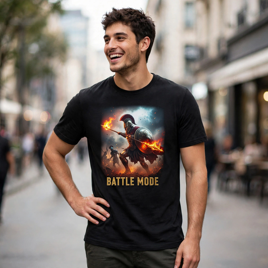 Battle Mode Greek Mythology Graphic T-Shirt – XGuidance – photo 2