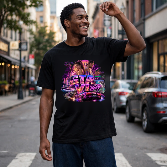 GTA VI Vice City Edition 39 Graphic T-Shirt – XGuidance – photo 2