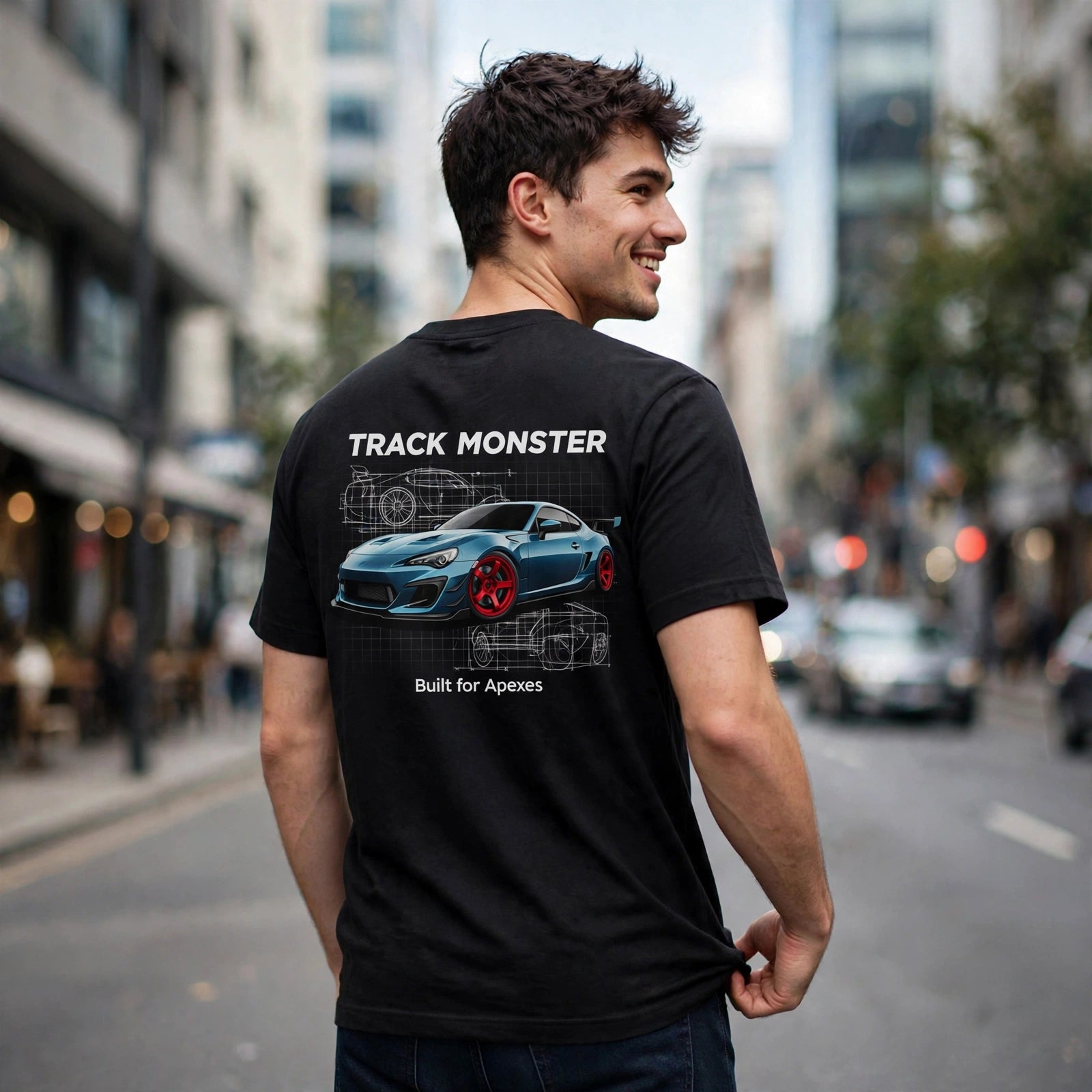 Track Monster Car Enthusiast Graphic T-Shirt – XGuidance – photo 2