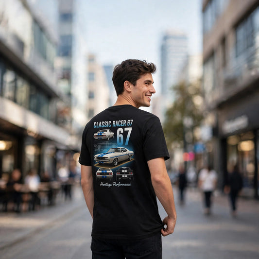 Classic Racer '67 Car Enthusiast Graphic T-Shirt – XGuidance – photo 2