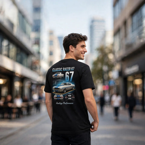 Classic Racer '67 Car Enthusiast Graphic T-Shirt – XGuidance – photo 2
