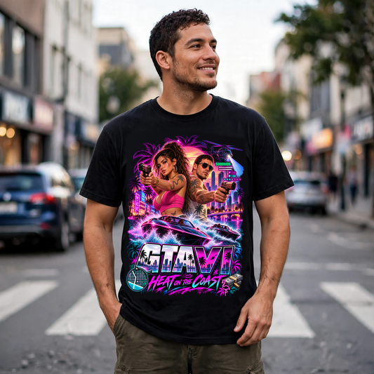 GTA VI Vice City Edition 05 Graphic T-Shirt – XGuidance – photo 2