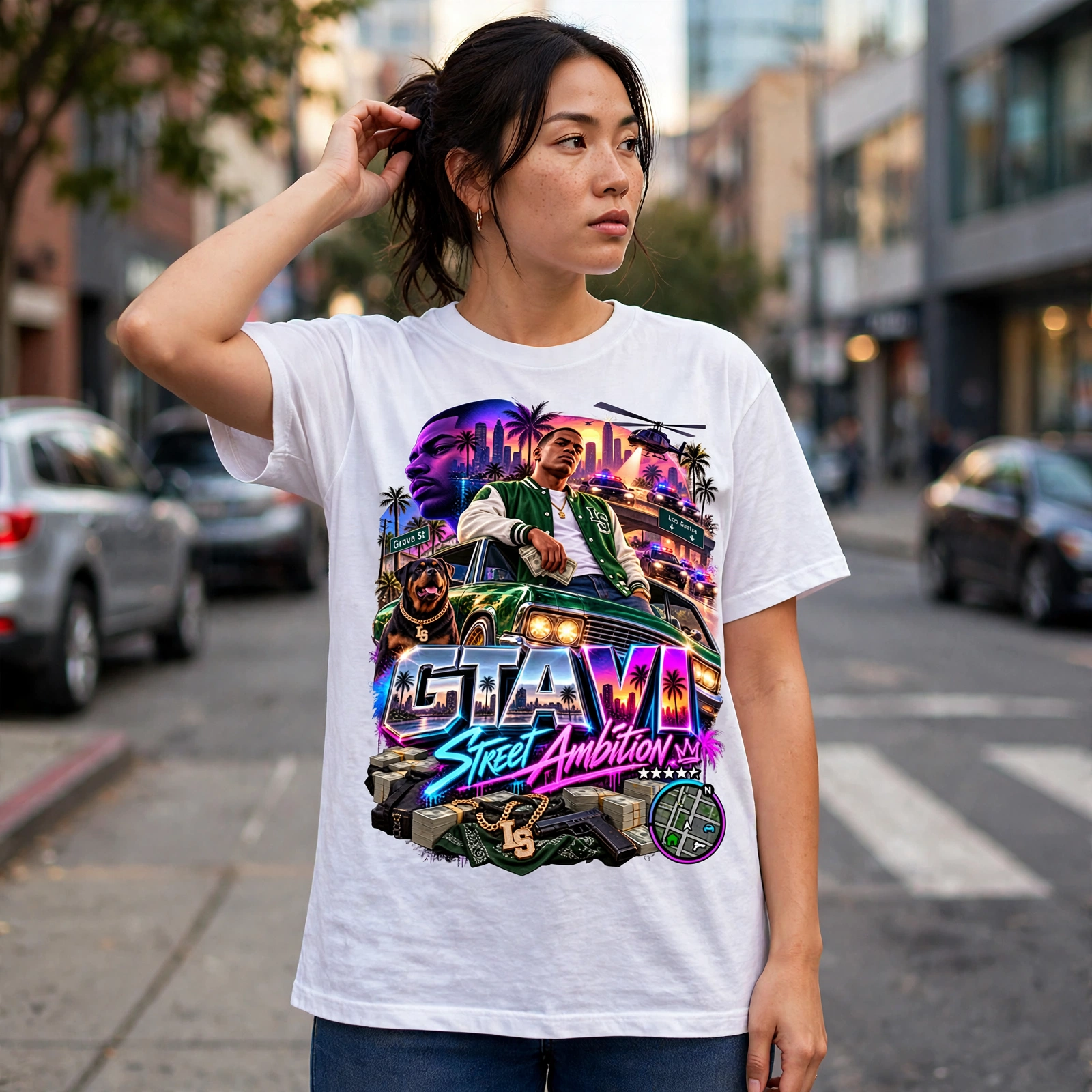 GTA VI Vice City Edition 26 Graphic T-Shirt – XGuidance – photo 2
