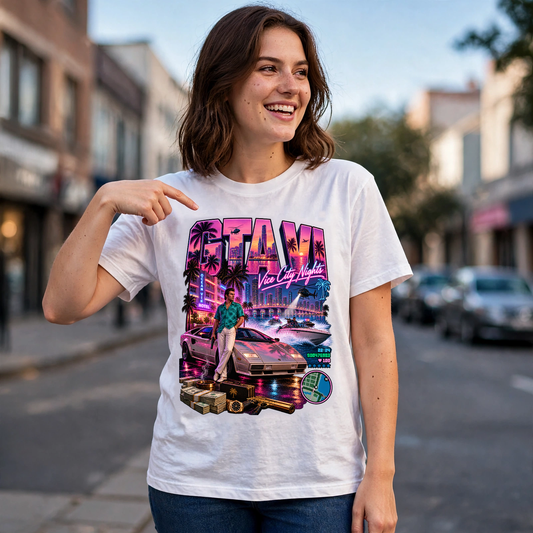GTA VI Vice City Edition 16 Graphic T-Shirt – XGuidance – photo 2