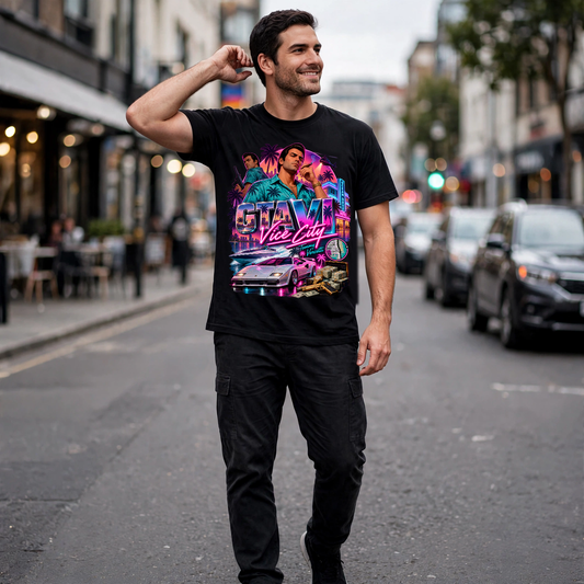 GTA VI Vice City Edition 11 Graphic T-Shirt – XGuidance – photo 2