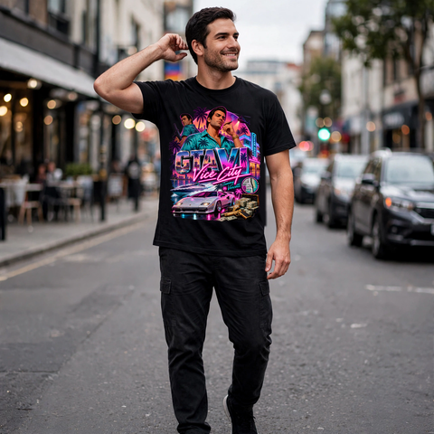 GTA VI Vice City Edition 11 Graphic T-Shirt – XGuidance – photo 2