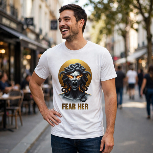 Fear Her Greek Mythology Graphic T-Shirt – XGuidance – photo 2