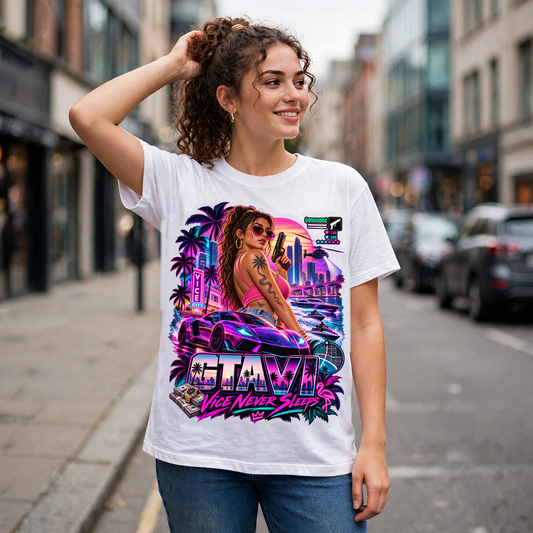 GTA VI Vice City Edition 02 Graphic T-Shirt – XGuidance – photo 2