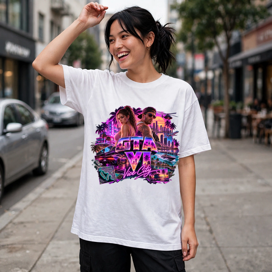 GTA VI Vice City Edition 38 Graphic T-Shirt – XGuidance – photo 2