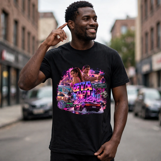GTA VI Vice City Edition 31 Graphic T-Shirt – XGuidance – photo 2