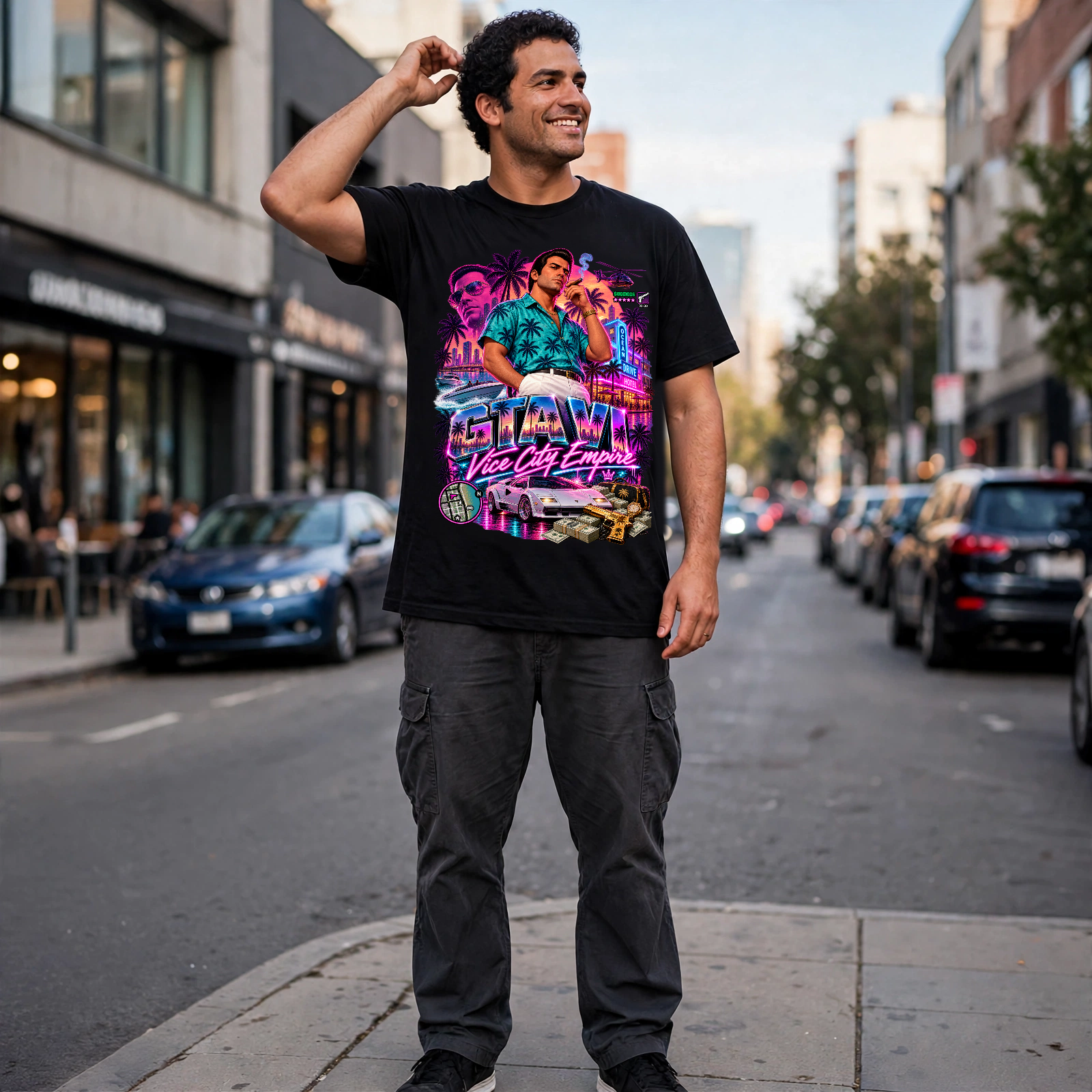 GTA VI Vice City Edition 21 Graphic T-Shirt – XGuidance – photo 2