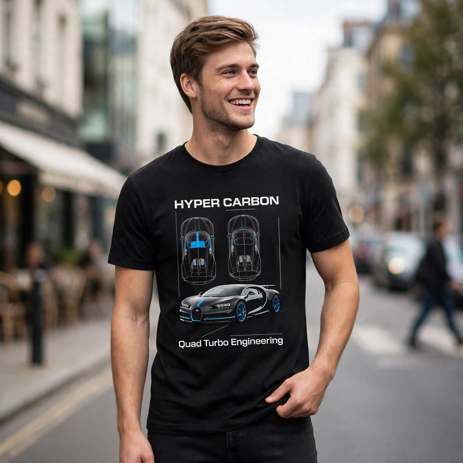 Hyper Carbon Car Enthusiast Graphic T-Shirt – XGuidance – photo 2