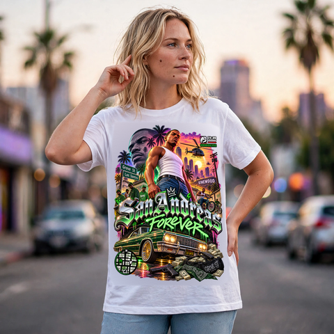 GTA VI San Andreas Forever Graphic T-Shirt – XGuidance – photo 2
