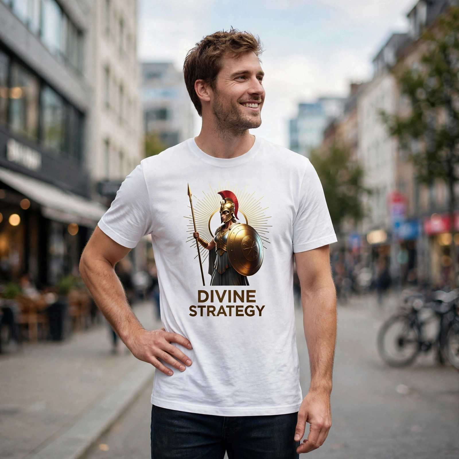 Divine Strategy Greek Mythology Graphic T-Shirt – XGuidance – photo 2