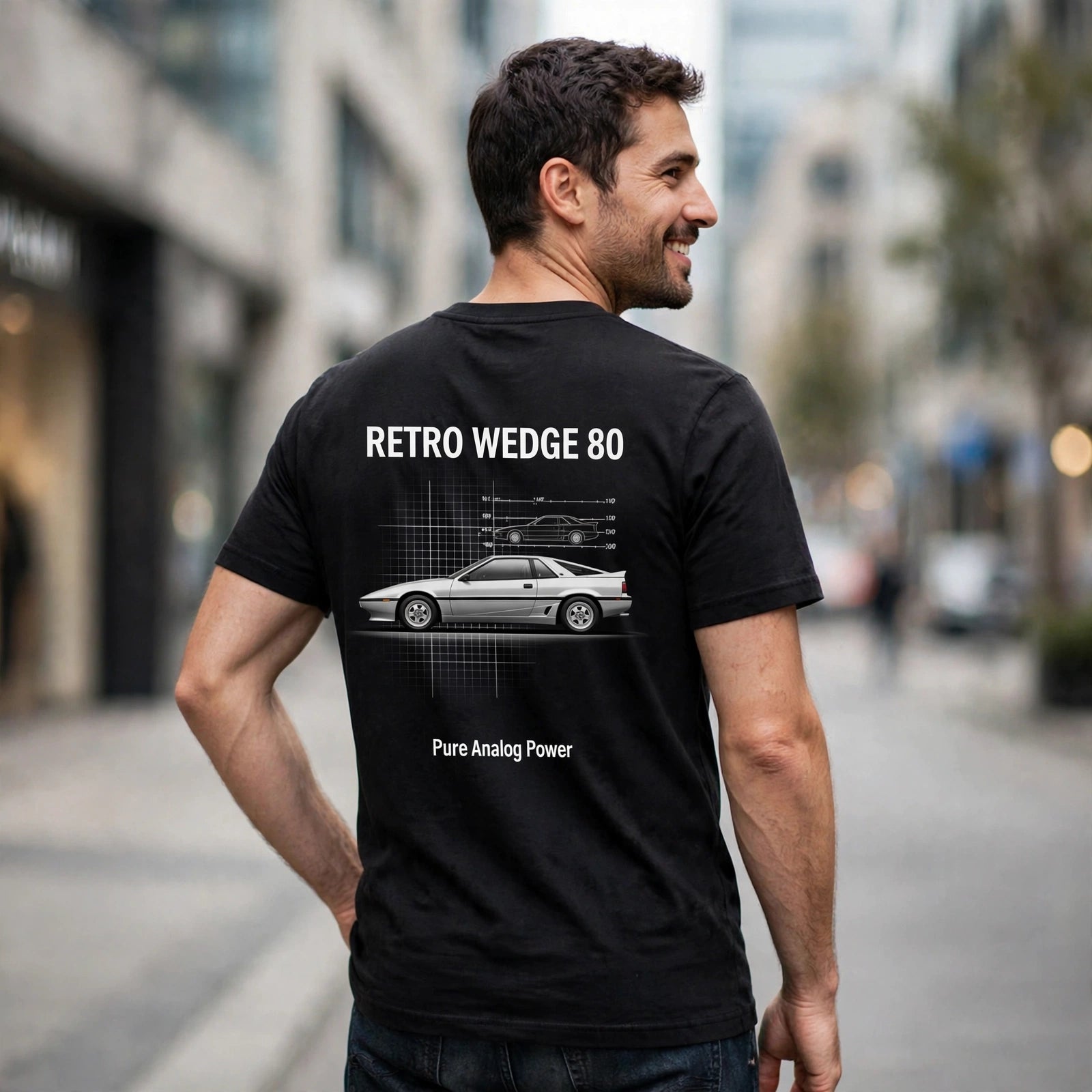 Retro Wedge '80 Car Enthusiast Graphic T-Shirt – XGuidance – photo 2